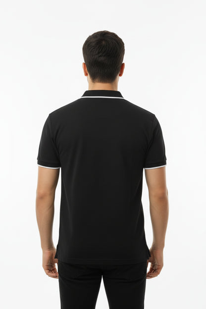 Herren - Poloshirt - Schwarz
