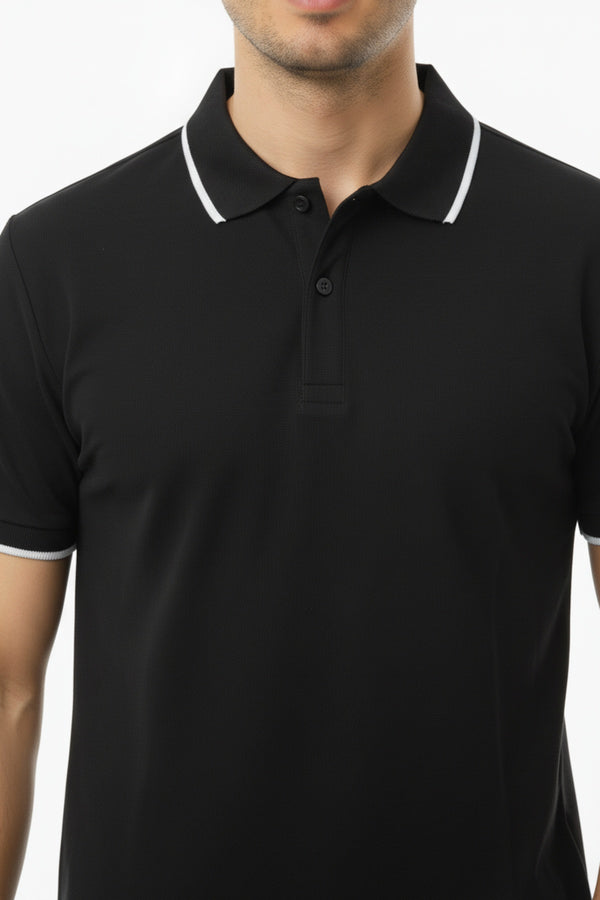 Heren Poloshirt - Zwart