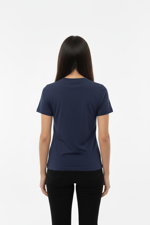 Rondhals Body - T - Shirt — Marineblauw
