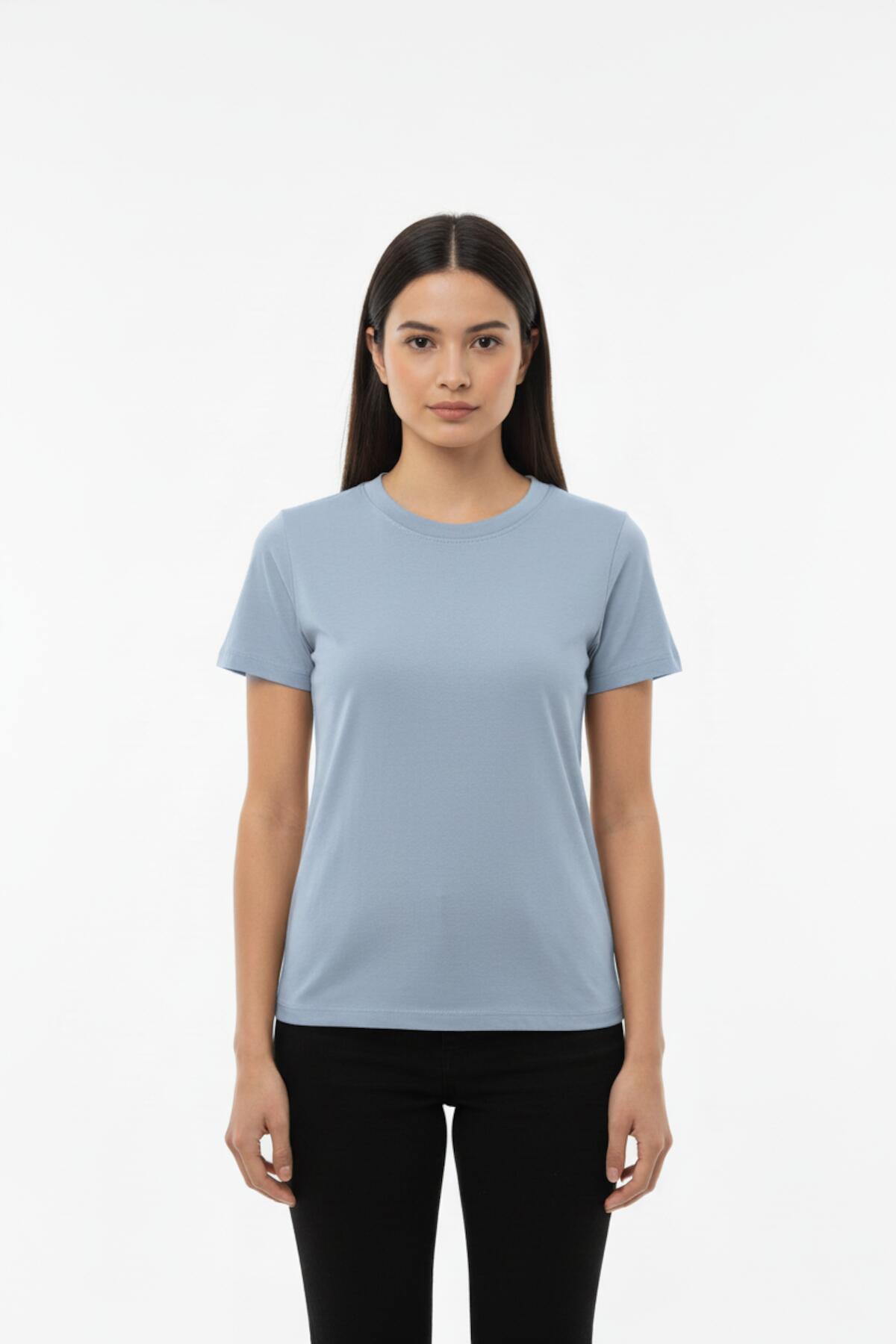 Body - T - Shirt Met Ronde Hals — Blauw