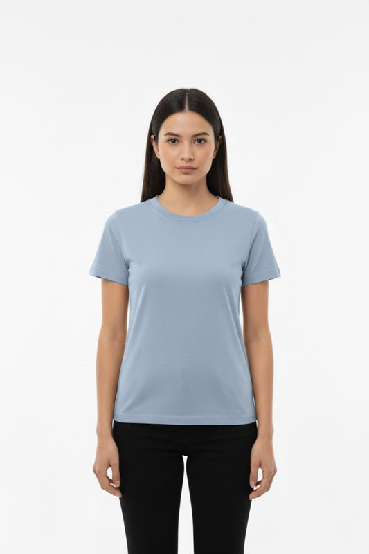 Crew - Neck Bodysuit T - Shirt — Blue