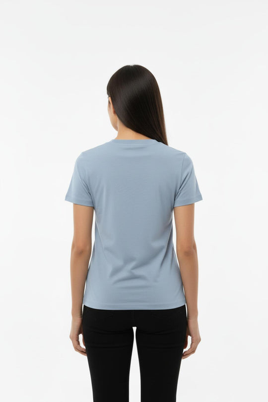 Body - T - Shirt Met Ronde Hals — Blauw