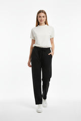 Pantalon Large Orné De Pierres – Noir