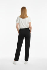 Pantalon Large Orné De Pierres – Noir