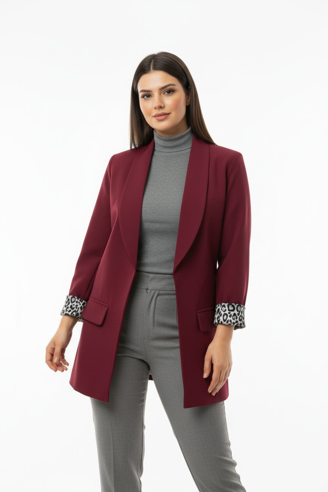 Blazer Doublé Léopard — Léopard
