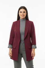 Blazer Doublé Léopard — Léopard