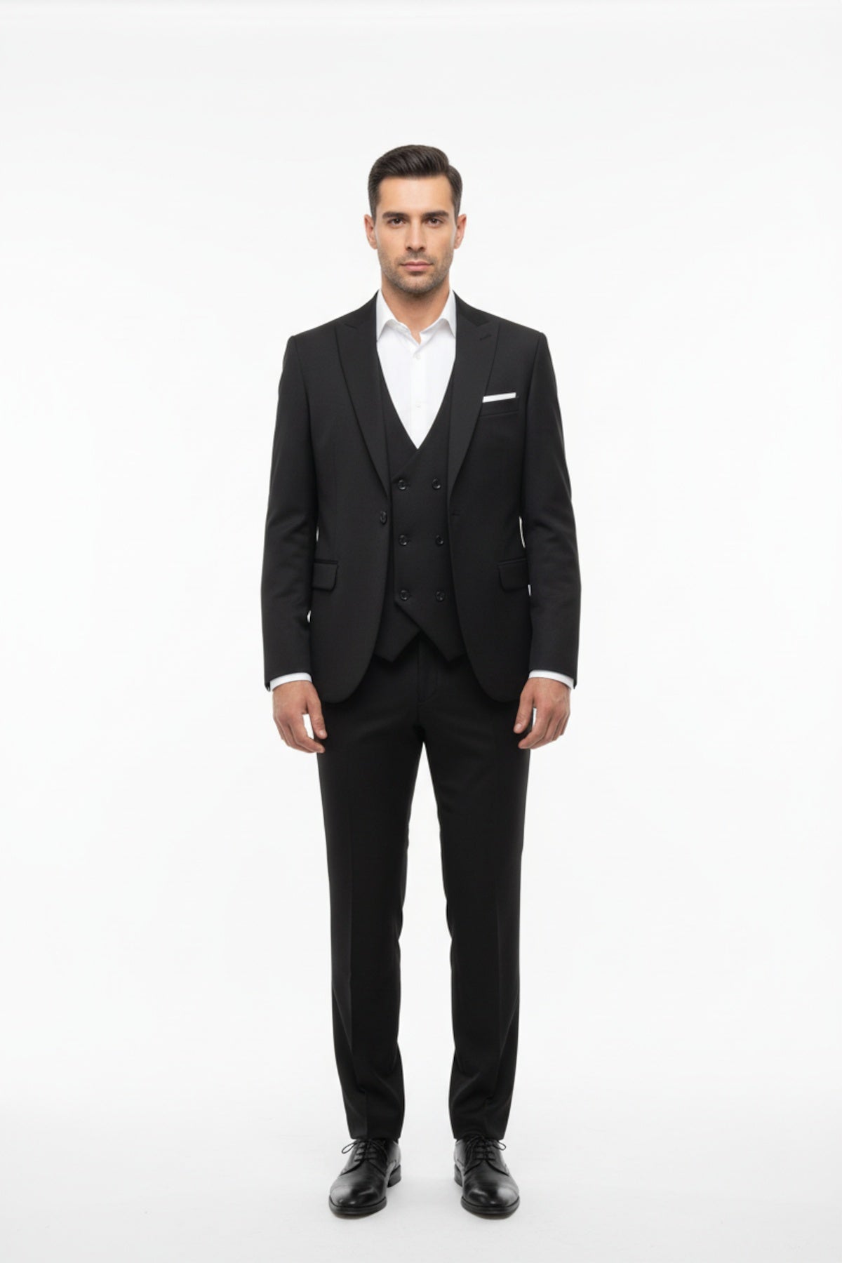 Men's Petek 3 - Piece Suit — Black