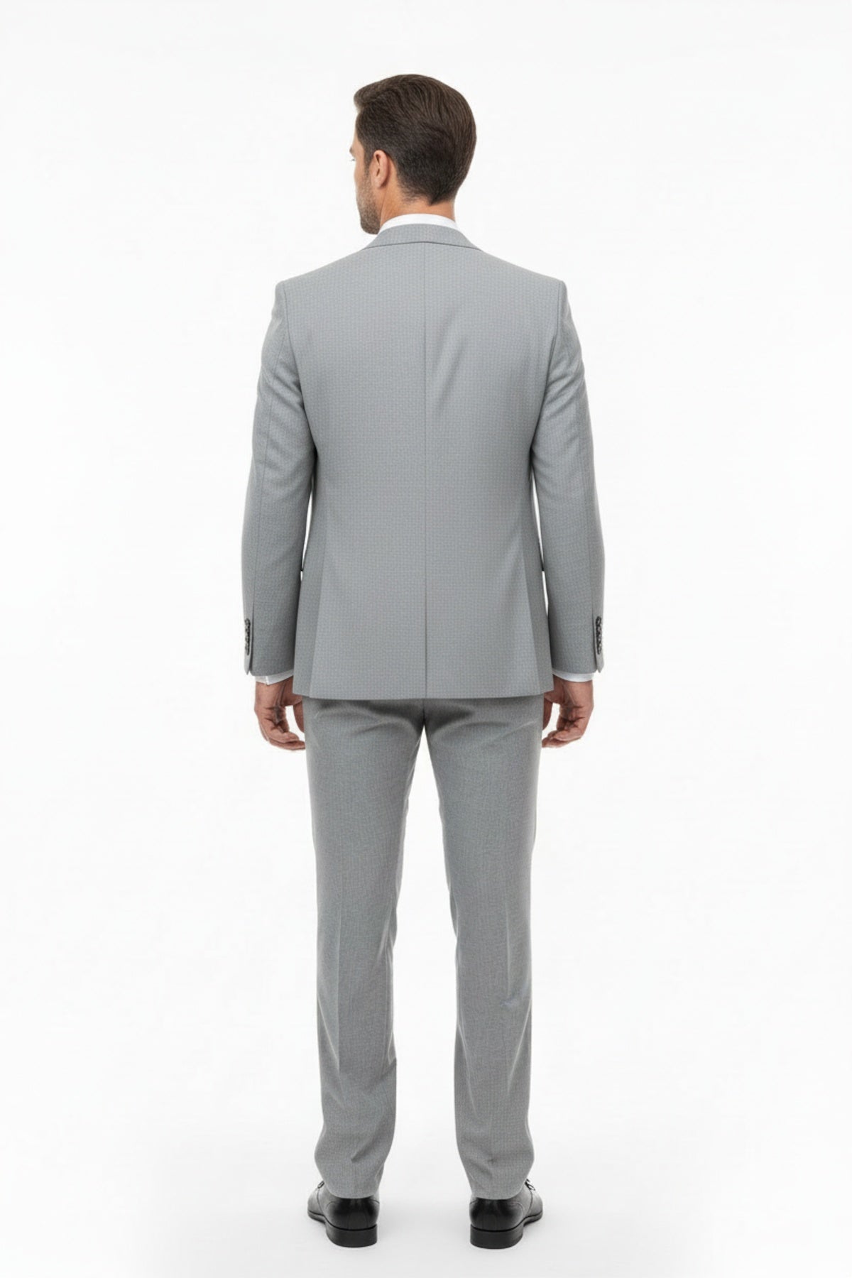 Herren Mega 3‑Teiliger Anzug — Hellgrau