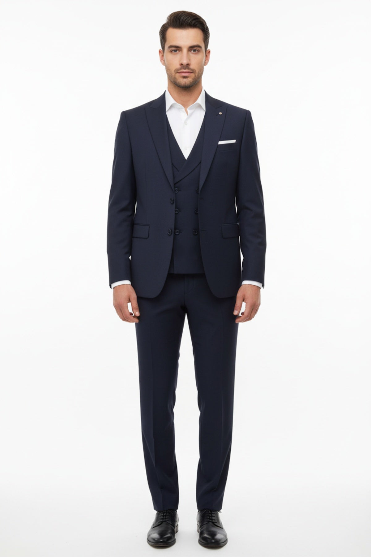 Double 3‑Teiliger Anzug — Marineblau