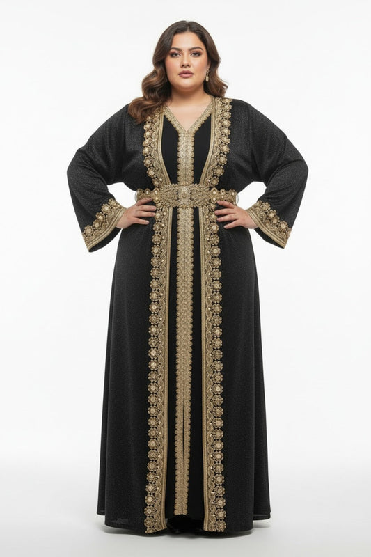 Büyük Beden Elbise  Siyah