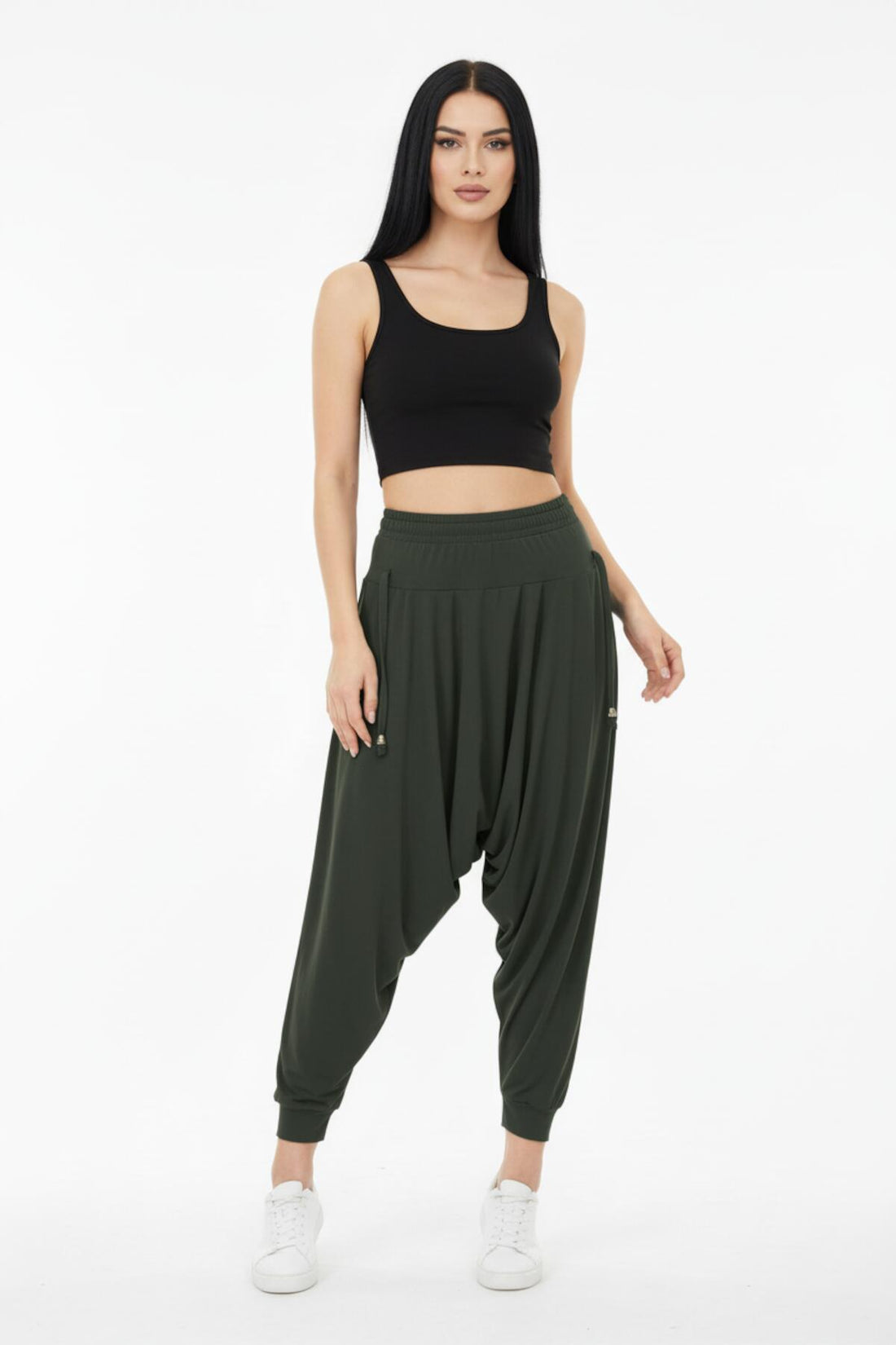 Pantalon Sandy Grande Taille — Kaki
