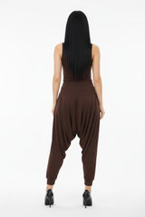 Pantalon Sandy Grande Taille — Marron