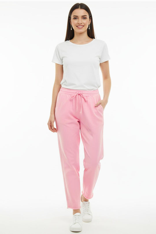 Broek Met Franjes Bij De Zoom — Roze