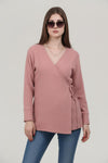 Muslin Wrap Kimono Tunic — Pink