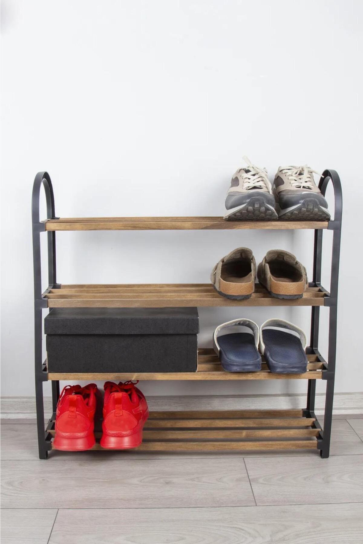 Mi̇x 4 - Tier Shoe Rack