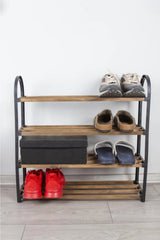 Mi̇x Meuble À Chaussures 4 Niveaux