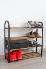 Mi̇x Meuble À Chaussures 4 Niveaux