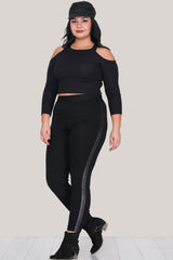 Legging Grande Taille – Noir