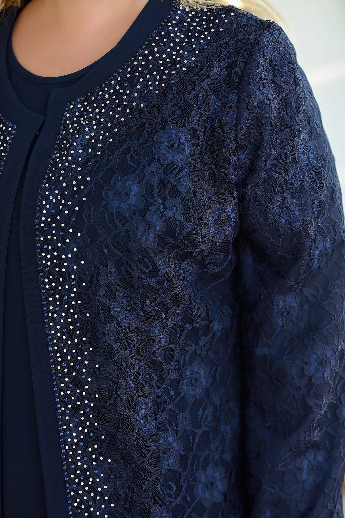 Lange maxi-jurk zomerjurk voor grote maten - NTKM0408D0465LCV