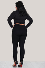 Legging Grande Taille - Noir