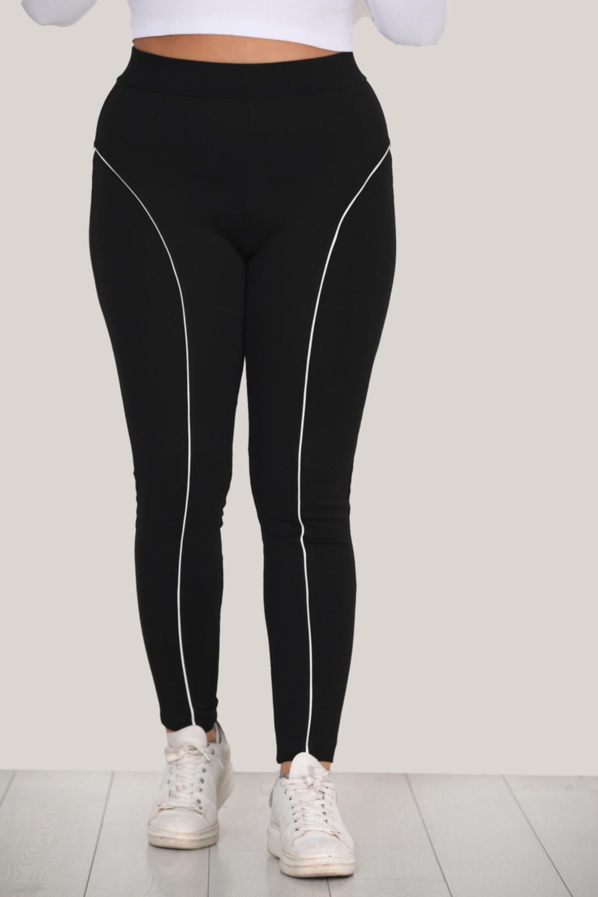 Plus - Size Legging – Zwart