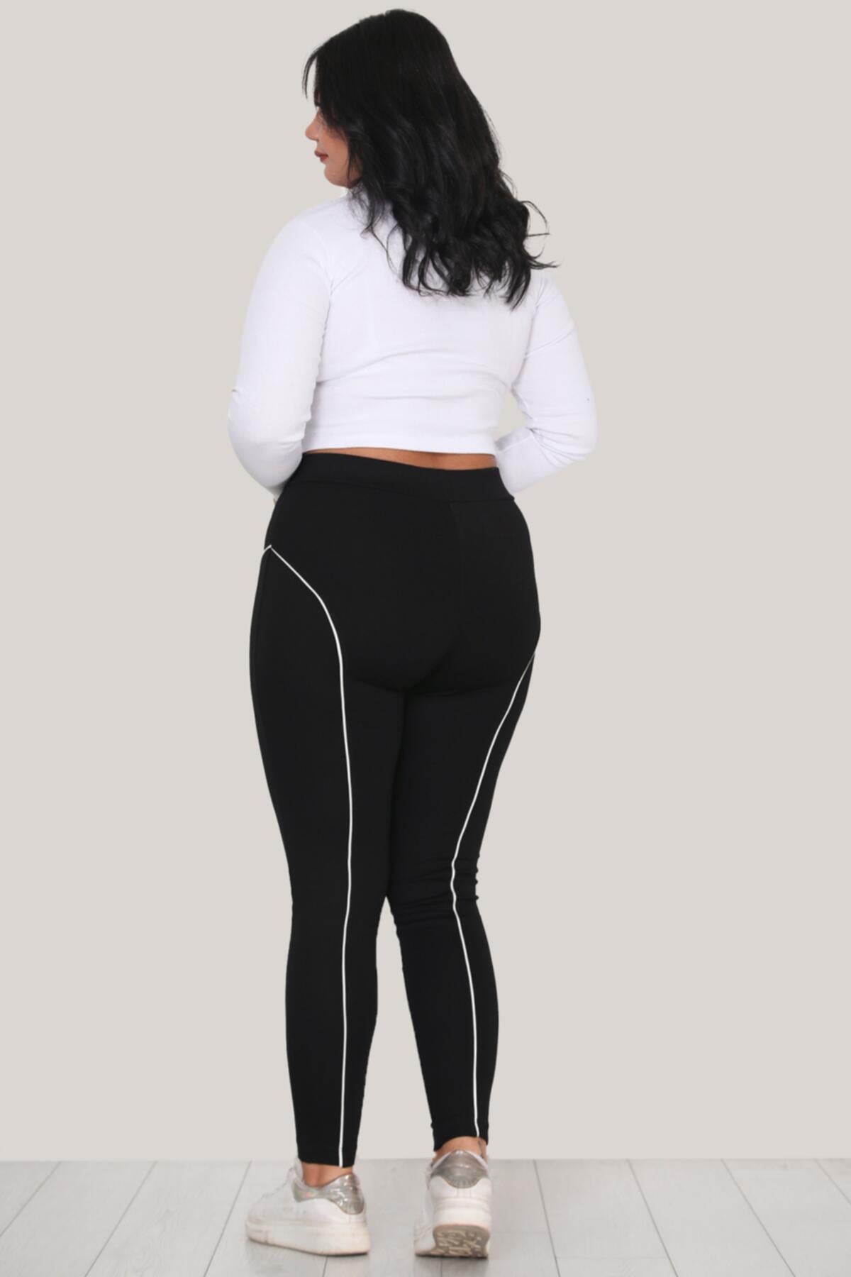 Plus - Size Legging – Zwart