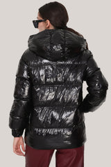 Manteau Brillant — Noir