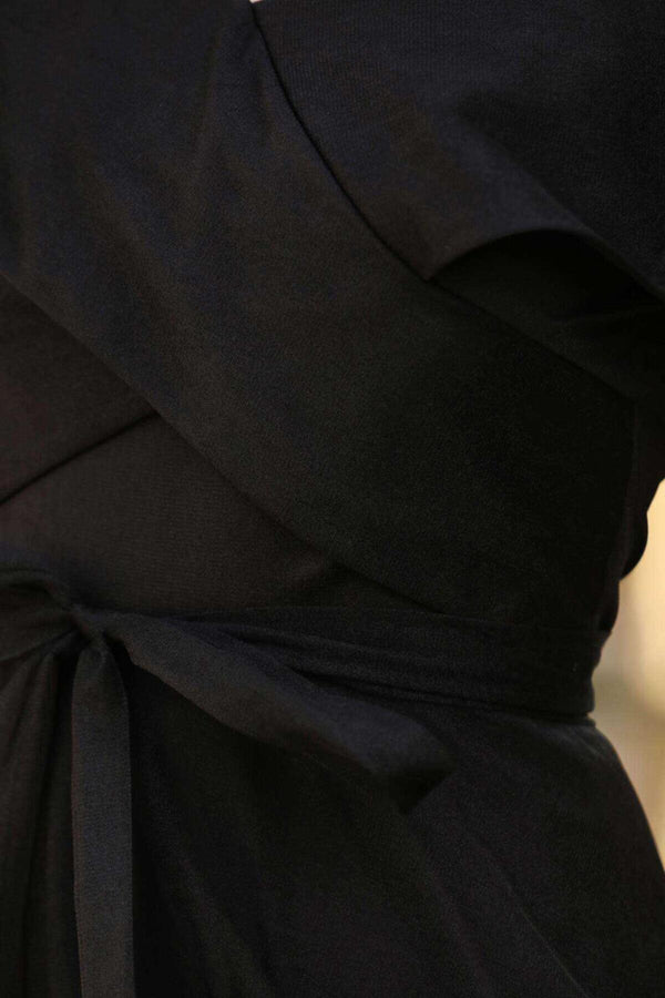 Midi - Abendkleid – Schwarz