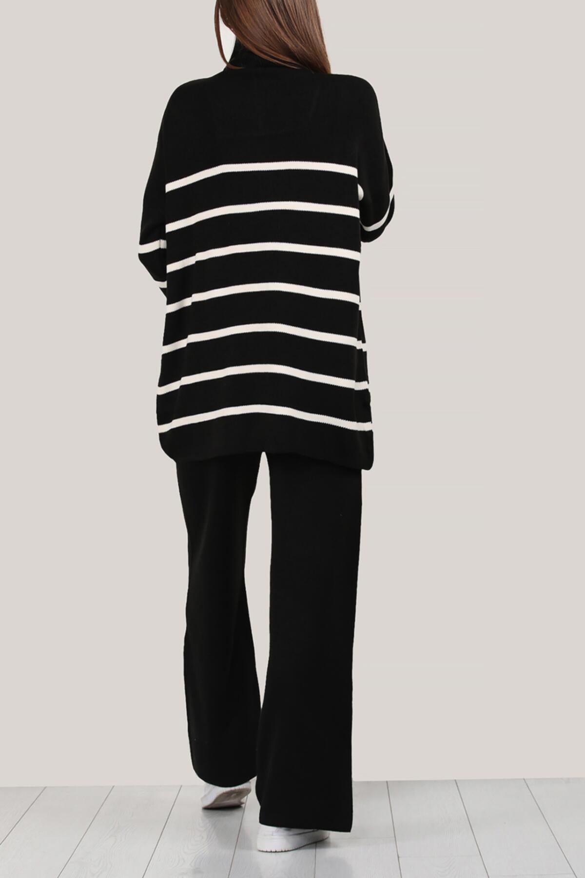 Gestrickter Zweiteiler in beige Einheitsgröße  - NTKM0007K3376SYH