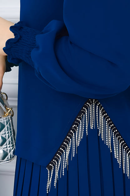 Two Piece Skirt and Sweater Hijab Dress Women - NTKM0007D4797SKS