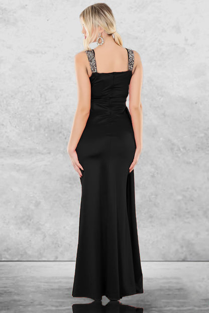 Langes Maxikleid Satin Hochzeitskleid Für Damen - NELB1000D9743SYH