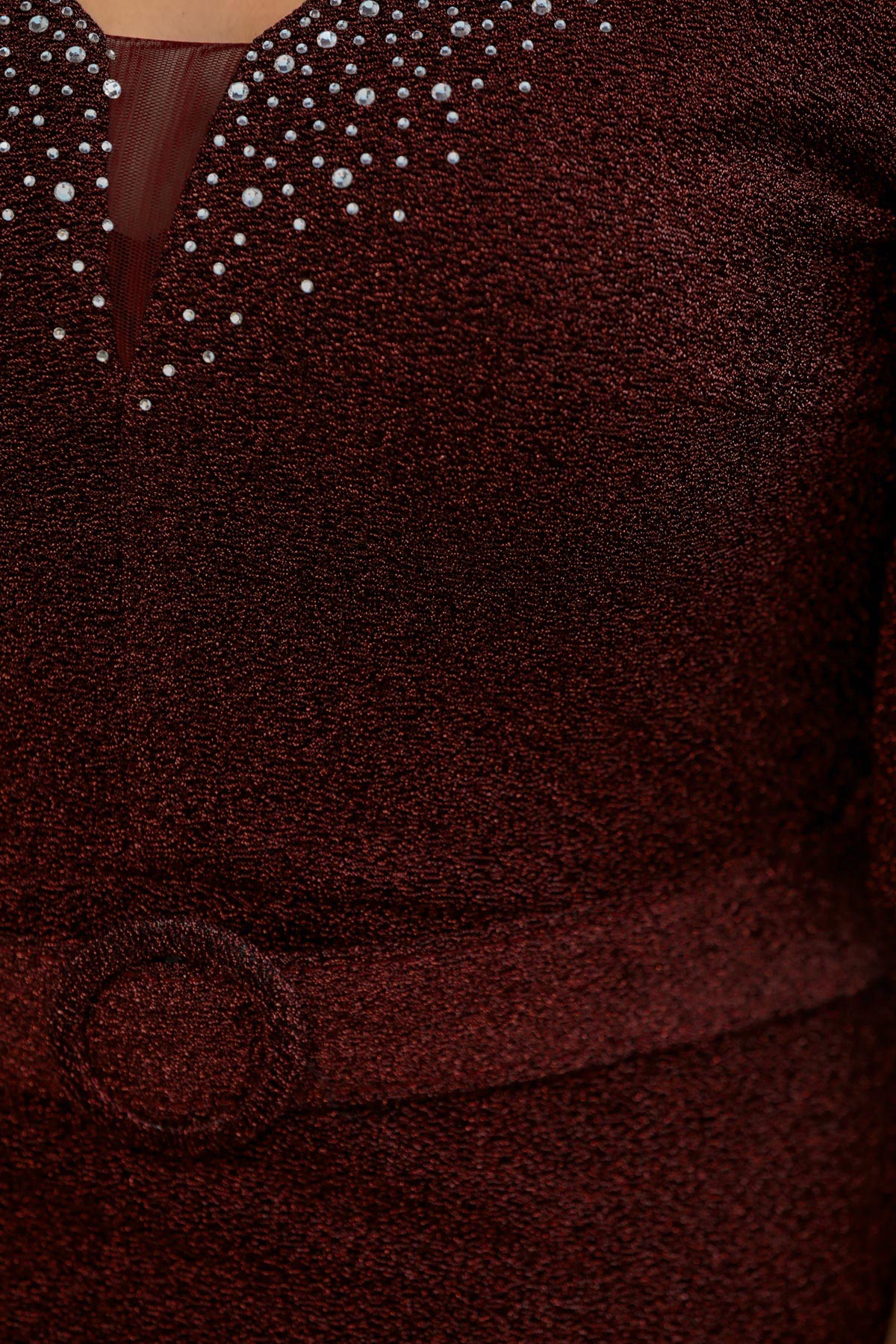 Lange maxi-jurk zomerjurk voor grote maten - NELB0553D8706BRD