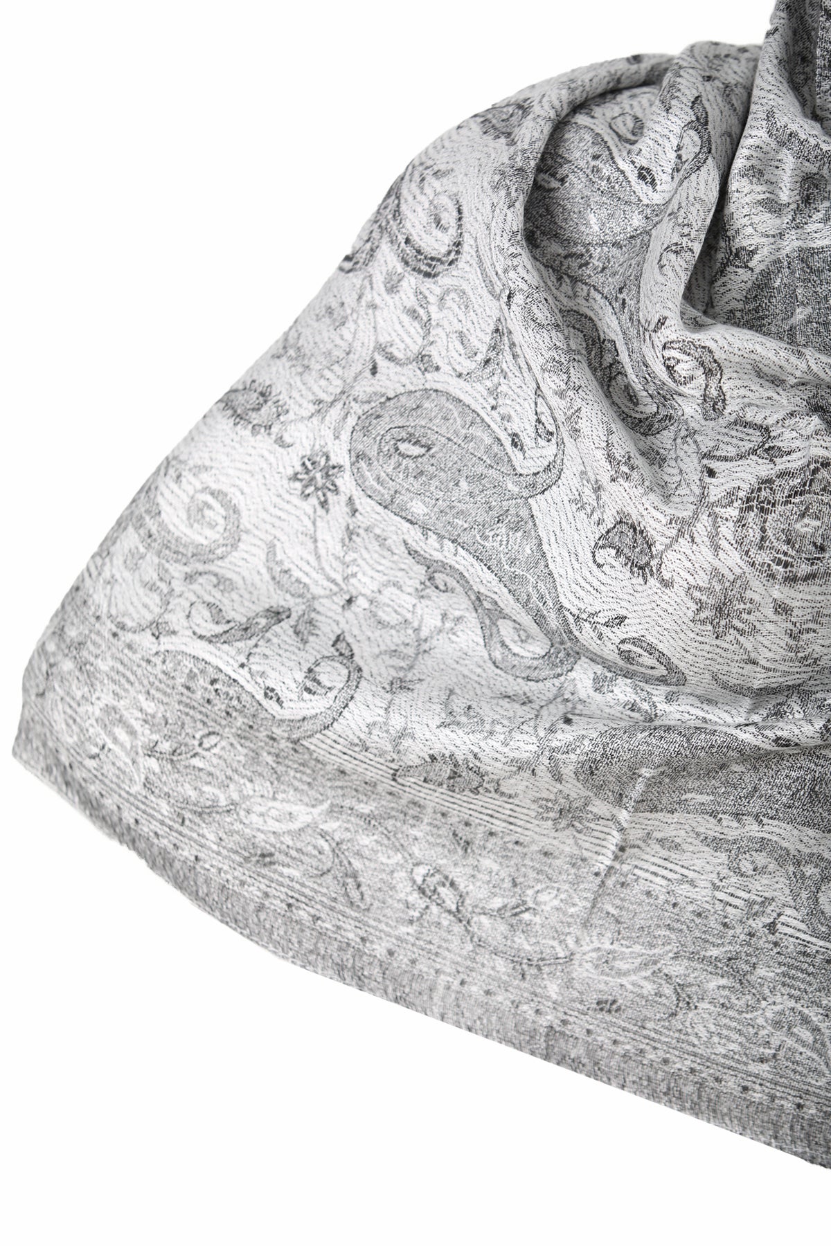 SJAALS DAMEN - ZİJDE BLEND -LANGE SJAAL - GRİJS - NŞAL0501D1000GRİ