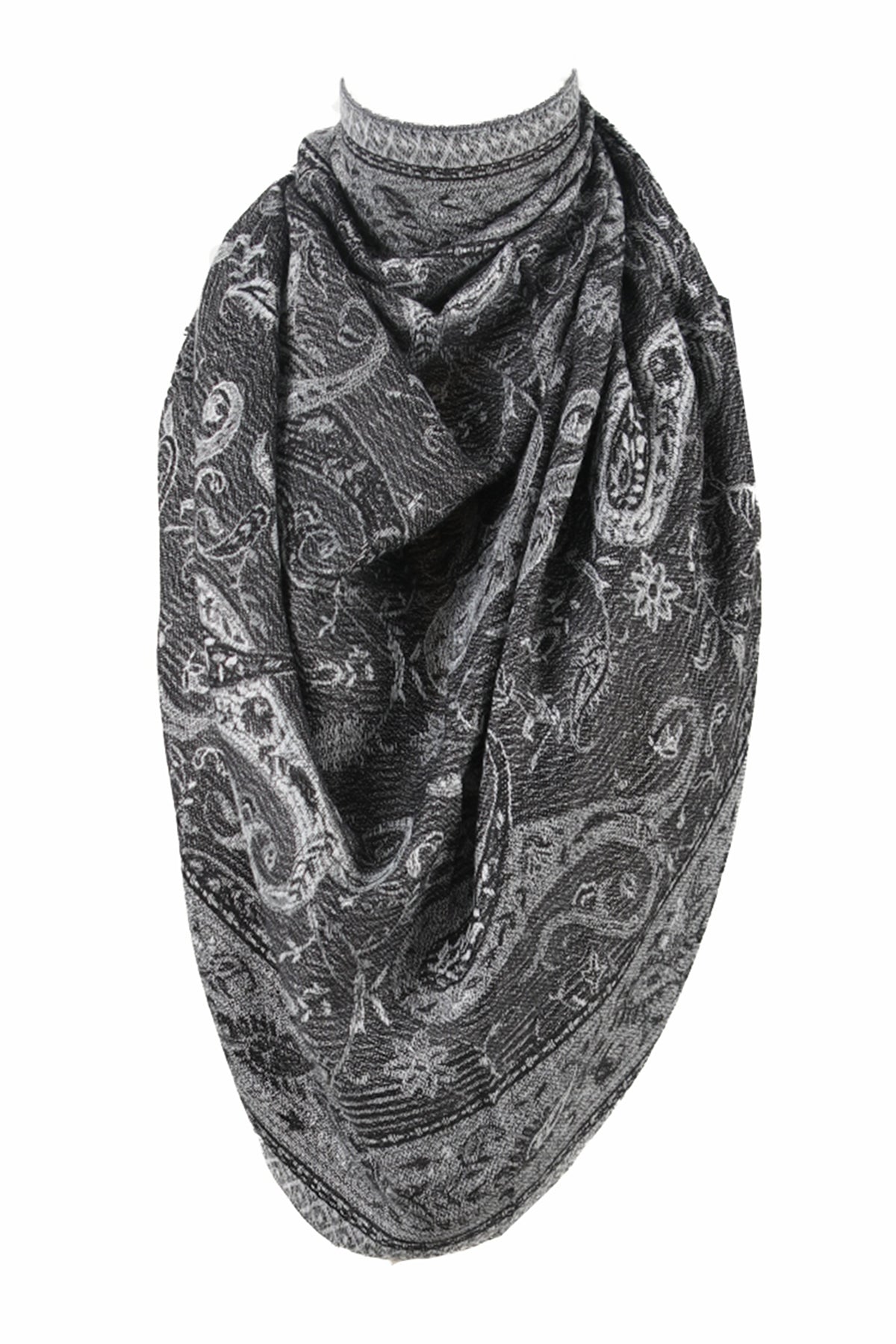 SCARVES WOMEN - ZİJDE BLEND - LONG SCARF - ANTHRACITE - NŞAL0501D1000ANT