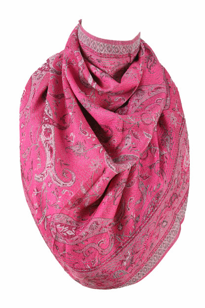 SJAALS DAMES - ZİJDE BLEND -LONG SJAAL - ROZE - NŞAL0501D1000PMB