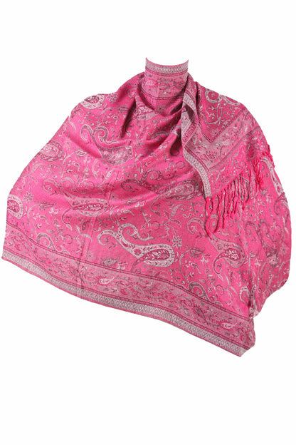 SJAALS DAMES - ZİJDE BLEND -LONG SJAAL - ROZE - NŞAL0501D1000PMB