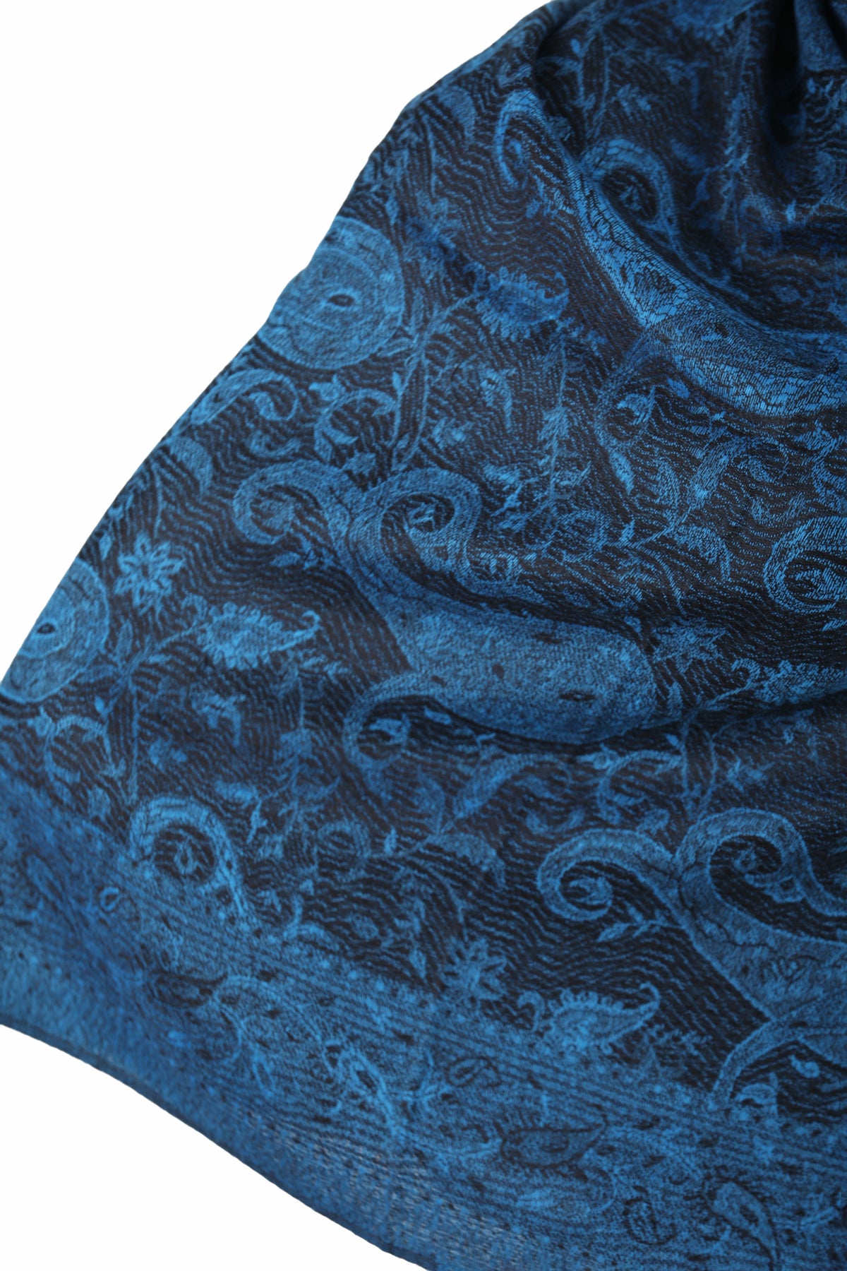 SCARVES WOMEN - ZİJDE BLEND -LONG SCARF - NAVY BLUE- NŞAL0501D1000LCV