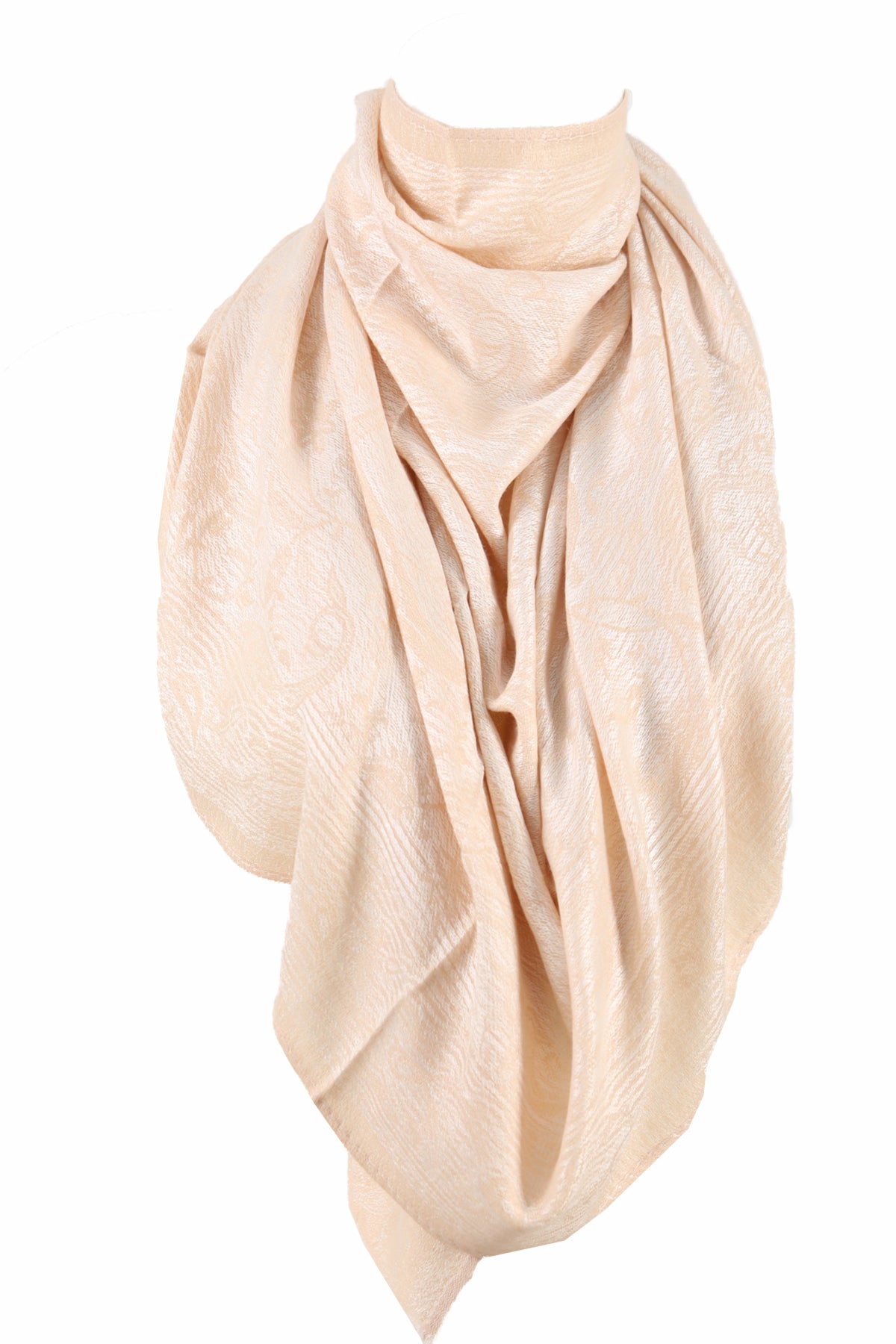 SJAALS VROUWEN - ZİJDE BLEND -LONG SJAAL - STEEN - NŞAL0501D1000TAŞ