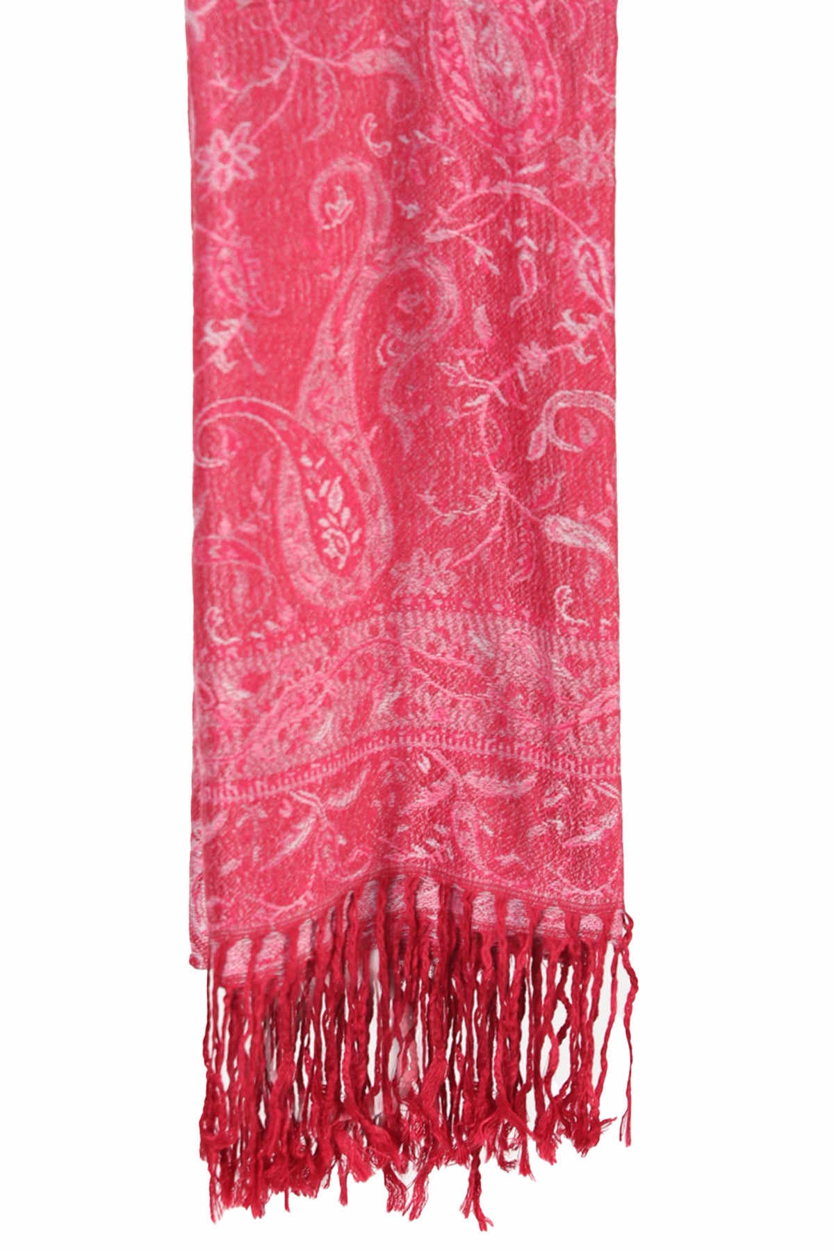 SJAALS DAMEN - ZİJDE BLEND -LANGE SJAAL - ROOD - NŞAL0501D1000KRZ