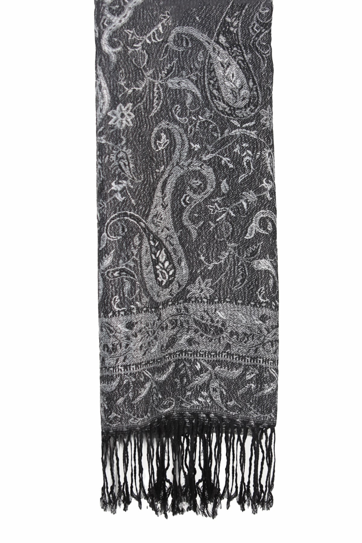 SCARVES WOMEN - ZİJDE BLEND - LONG SCARF - ANTHRACITE - NŞAL0501D1000ANT