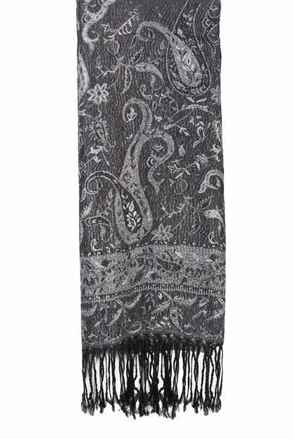 SCARVES WOMEN - ZİJDE BLEND - LONG SCARF - ANTHRACITE - NŞAL0501D1000ANT