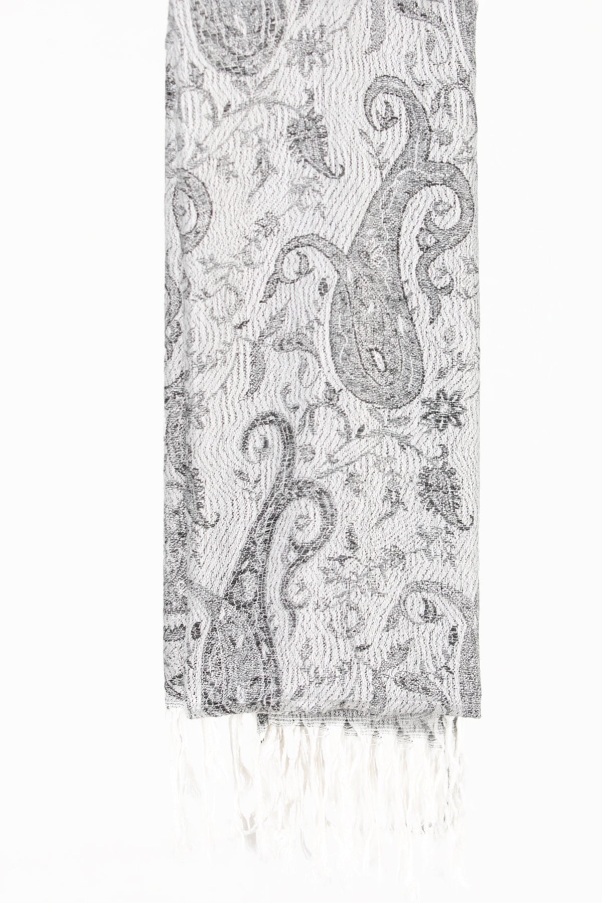 SJAALS DAMEN - ZİJDE BLEND -LANGE SJAAL - GRİJS - NŞAL0501D1000GRİ