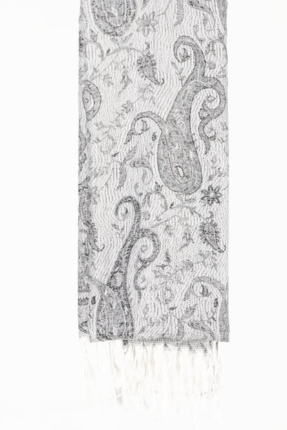 SJAALS DAMEN - ZİJDE BLEND -LANGE SJAAL - GRİJS - NŞAL0501D1000GRİ