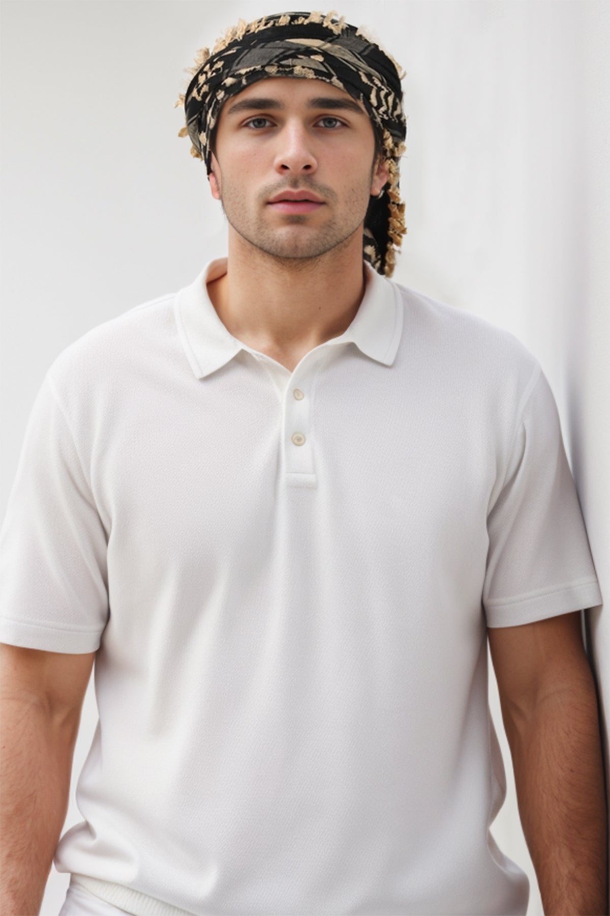 KEFFİYEH -ARABİ PALEIS SJAAL -ARAFAT SJAAL - PLO SJAAL -DESERT SJAAL- SHEMAGH SJAAL - BEİGE / ZWART - NŞAL0501D1003BEJ