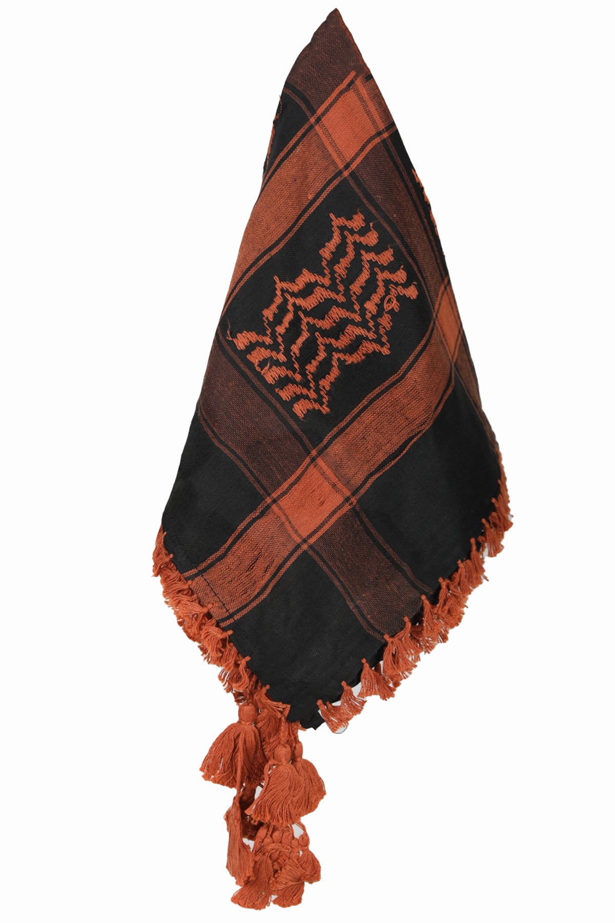 KEFFİYEH -ARABISCHER PALÄSTINENSISCHER SCHAL -ARAFAT SCHAL - PLO SCHAL -WÜSTE SCHAL- SHEMAGH SCHAL - ZIEGEL / SCHWARZ - NŞAL0501D1003KMT