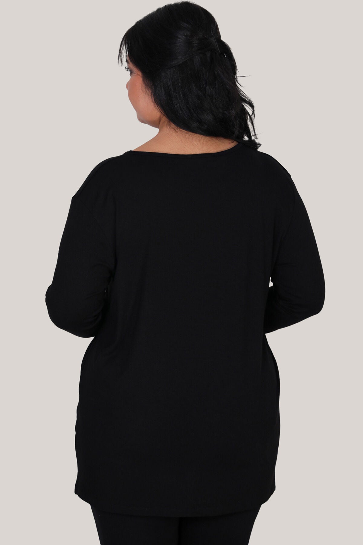 Streetwear Langarmbluse Casual für Damen -NBLZ0513D0908SYH