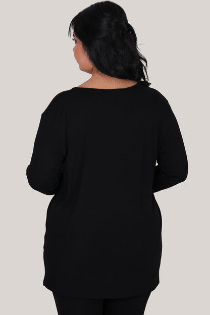 Streetwear Langarmbluse Casual für Damen -NBLZ0513D0908SYH