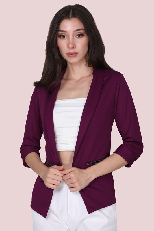 Business Blazer klassisch für Damen - NCKT0015D9085MOR