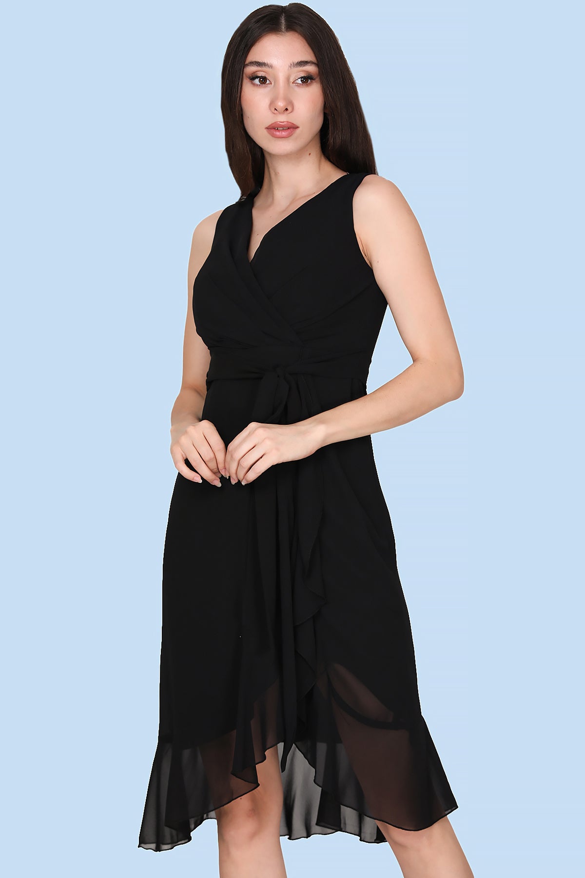 Korte midi-jurk zomerjurk voor dames - NELB0063D2245SYH