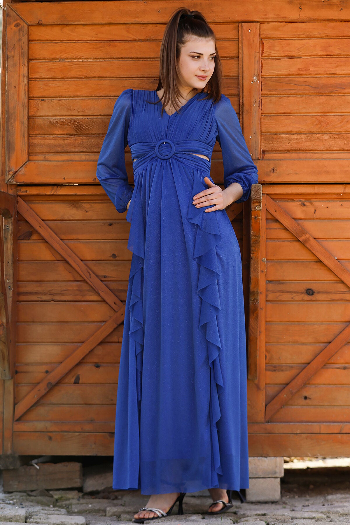 Lange maxi-jurk zomerjurk voor dames - NELB0063D2276SKS